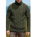 Men's High Collar Needle Sweater