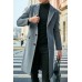 Men's thick woolen coat long coat